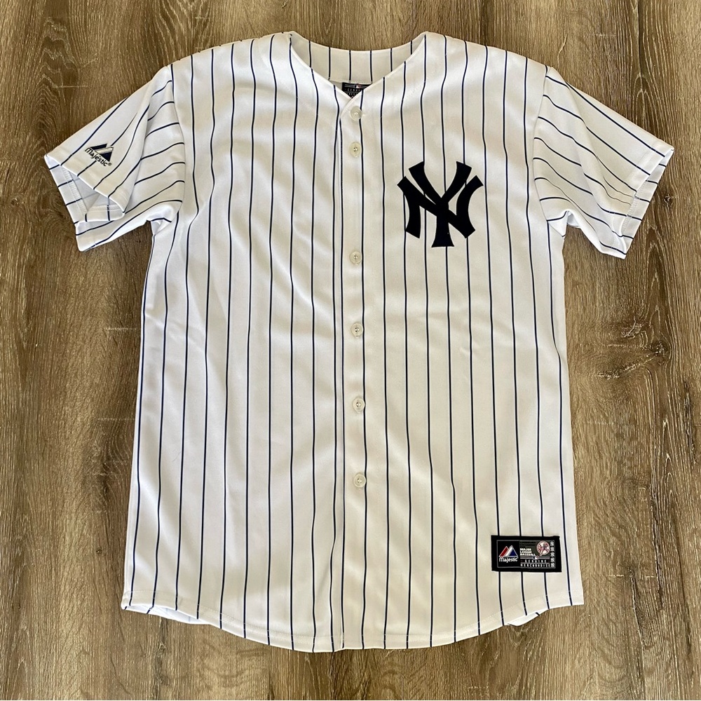 New York Yankees Alex Rodriguez Pinstripe Baseball Jersey